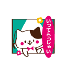 丁寧ネコ（個別スタンプ：14）