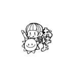 おさげちゃん。（個別スタンプ：4）