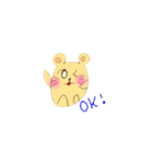 ゴールデンハムスター (オス)（個別スタンプ：8）