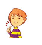 イケてるボーダー女子（個別スタンプ：1）