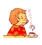 イケてるボーダー女子（個別スタンプ：16）
