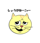 猫の顔スタンプ（個別スタンプ：14）