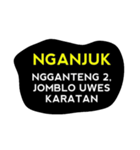 Kepanjangan kota di indonesia（個別スタンプ：3）