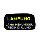 Kepanjangan kota di indonesia（個別スタンプ：9）