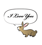 animals say: i love you（個別スタンプ：10）