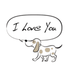 animals say: i love you（個別スタンプ：15）