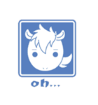 うまのり亭の馬キャラスタンプ1（個別スタンプ：6）