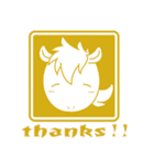 うまのり亭の馬キャラスタンプ1（個別スタンプ：7）