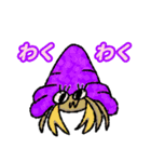 Tomo_nyo's hermit crab sticker（個別スタンプ：7）