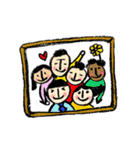 I just hope we're all happy（個別スタンプ：1）