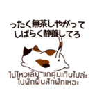 猫 : ずっと味方でいてやるよ（個別スタンプ：26）