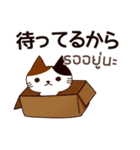 猫 : ずっと味方でいてやるよ（個別スタンプ：34）