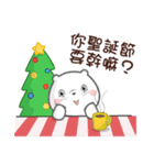 Panda Bear in BLACK ＆ WHITE(X'mas)（個別スタンプ：9）