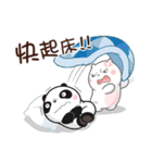 Panda Bear in BLACK ＆ WHITE(X'mas)（個別スタンプ：12）