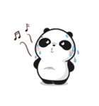 Panda Bear in BLACK ＆ WHITE(X'mas)（個別スタンプ：21）
