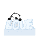 Panda Bear in BLACK ＆ WHITE(X'mas)（個別スタンプ：33）