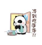 Panda Bear in BLACK ＆ WHITE(X'mas)（個別スタンプ：38）