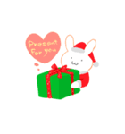 ただのうさぎ（クリスマス）（個別スタンプ：1）