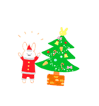 ただのうさぎ（クリスマス）（個別スタンプ：3）
