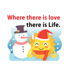 Mr. Sun on his holiday (English Version)（個別スタンプ：21）