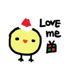 Lazy Chick Wants to Merry Xmas（個別スタンプ：12）