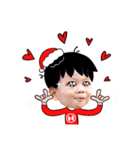 Merry Christmas with 2 Little brothers.（個別スタンプ：13）