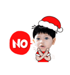 Merry Christmas with 2 Little brothers.（個別スタンプ：16）