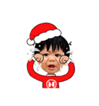 Merry Christmas with 2 Little brothers.（個別スタンプ：23）