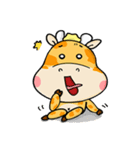 giraffe and naughty elephant（個別スタンプ：31）