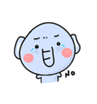 giraffe and naughty elephant（個別スタンプ：33）