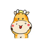 giraffe and naughty elephant（個別スタンプ：38）