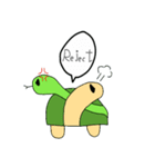 Lizard Dinosaur and his partner Q-seik（個別スタンプ：6）
