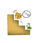 Lizard Dinosaur and his partner Q-seik（個別スタンプ：12）