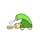 Lizard Dinosaur and his partner Q-seik（個別スタンプ：29）