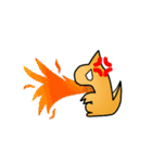Lizard Dinosaur and his partner Q-seik（個別スタンプ：39）