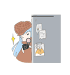 My Natural cute girlfriend（個別スタンプ：3）