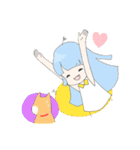 My Natural cute girlfriend（個別スタンプ：8）
