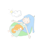 My Natural cute girlfriend（個別スタンプ：39）