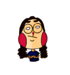 YT and her Fat Cat（個別スタンプ：9）