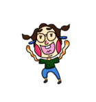YT and her Fat Cat（個別スタンプ：27）