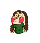 YT and her Fat Cat（個別スタンプ：31）