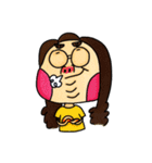 YT and her Fat Cat（個別スタンプ：32）