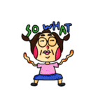 YT and her Fat Cat（個別スタンプ：35）