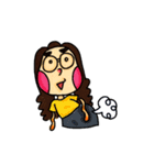 YT and her Fat Cat（個別スタンプ：37）