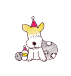 terrier＆duck christmas（個別スタンプ：5）