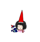 The Curl ＆ Xmas（個別スタンプ：3）