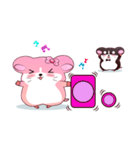 Lovely Candy Hamsters (V2)（個別スタンプ：24）