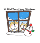 柴犬の大和と鈴のクリスマススタンプ（個別スタンプ：4）