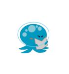 Wako-the octopus.（個別スタンプ：1）