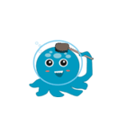 Wako-the octopus.（個別スタンプ：4）